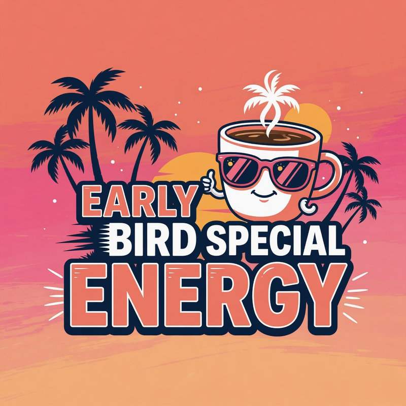 [WIP] Early Bird Special Energy Tee — Floof apparel