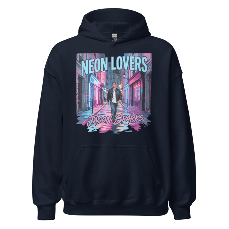 NEON LOVERS – Cinematic Streetlight Hoodie (Unisex)
