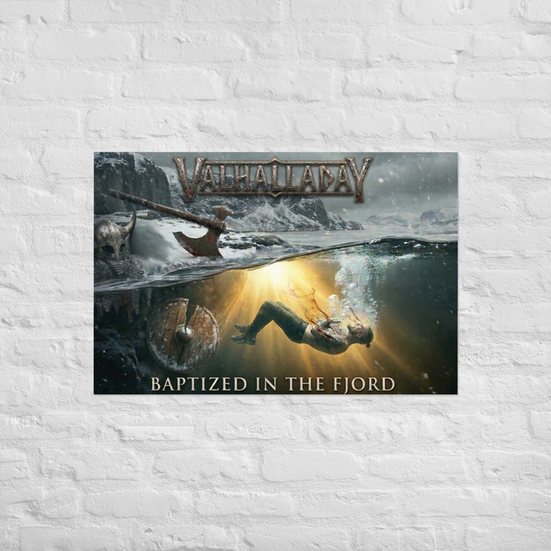 Baptized in the Fjord Poster