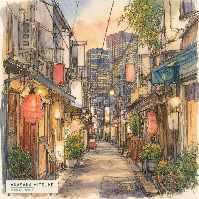 Akasaka Mitsuke(赤坂見附)のアートワーク