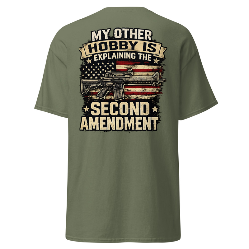 Unisex tee – L, Military Green