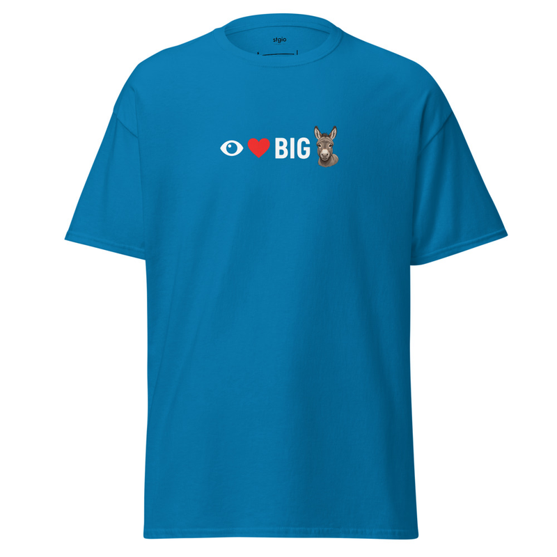 I luv Big A**** Unisex classic tee – L, Sapphire