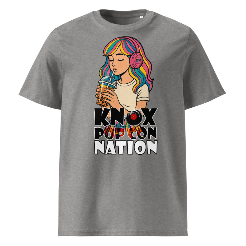 Knox Pop Con Nation Unisex organic ribbed neck t-shirt