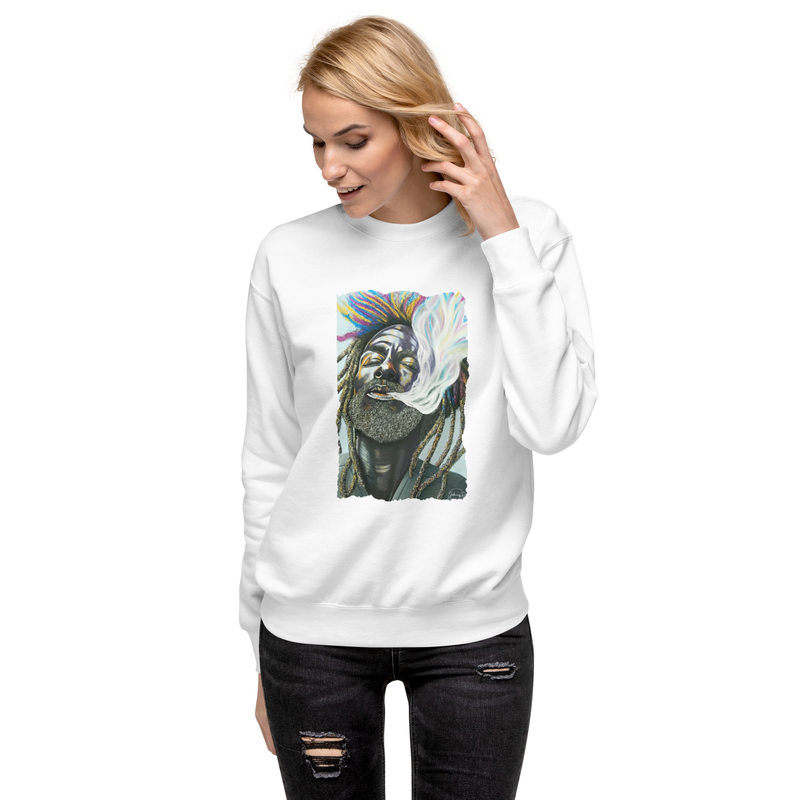 True Colors - Unisex Premium Sweatshirt – S, White
