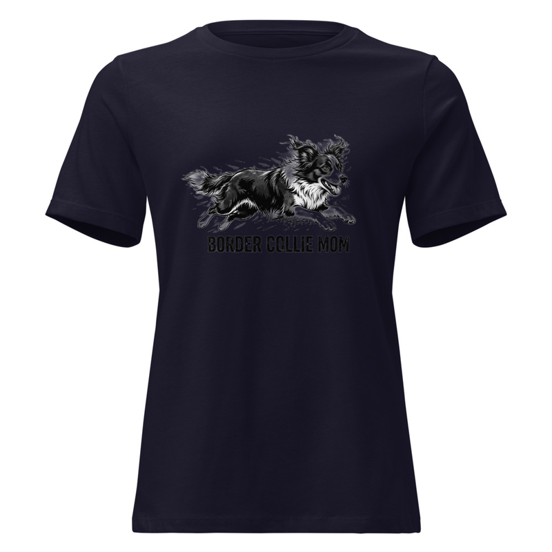 Women's Border Mom Relaxed T-Shirt