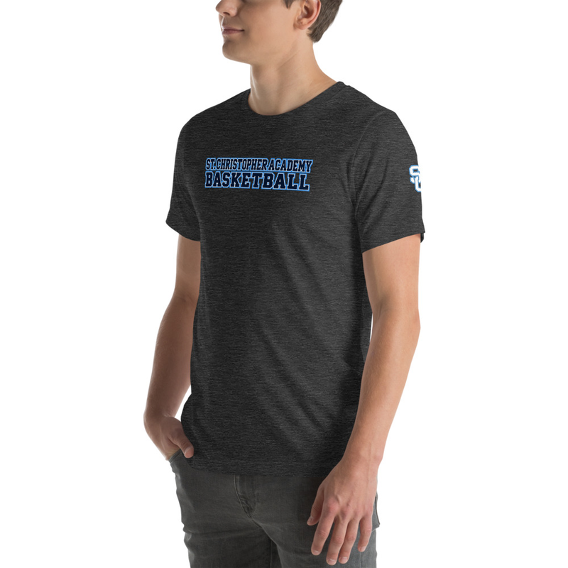St. Christopher Academy Basketball Soft Heather Tee