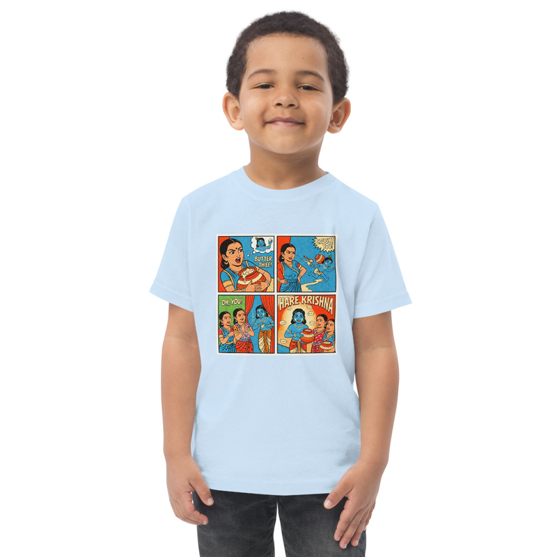 Gopis Butter Toddler Tee – 5/6, Light Blue