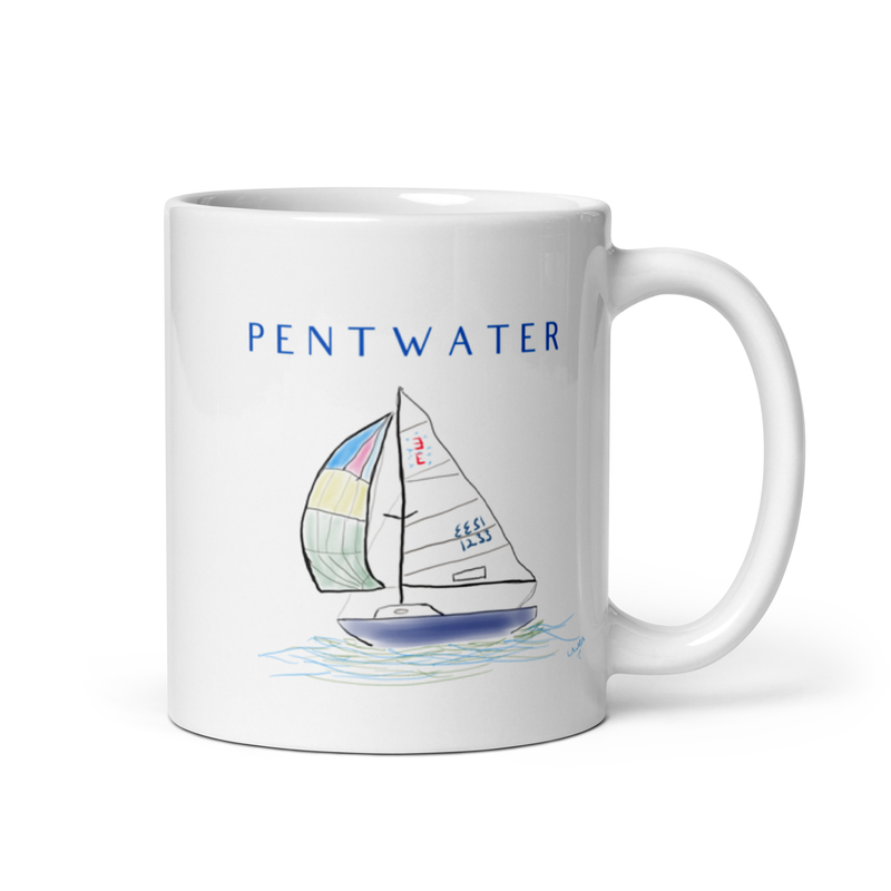 Clear Sailing in Pentwater Mug