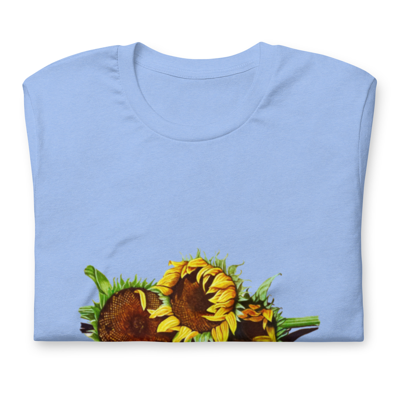 Fleeting Beauty - Unisex t-shirt – XL, Heather Carolina Blue