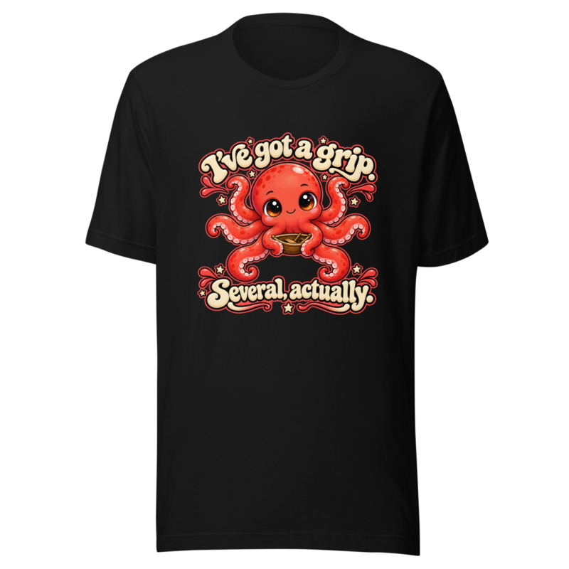 I've got a grip. Several, actually Tee