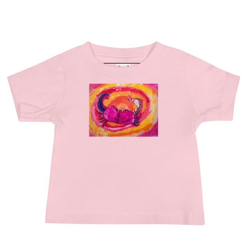 The Crab - Baby Tee – 6-12m, Pink