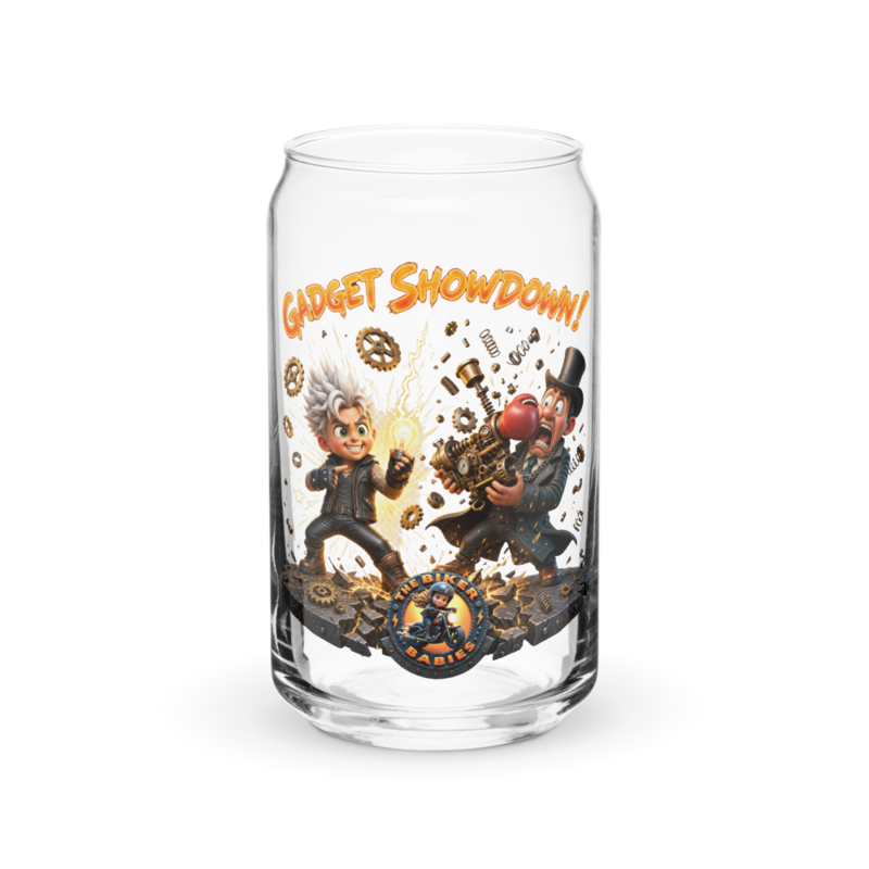 Gadget Showdown 16oz Can Glass