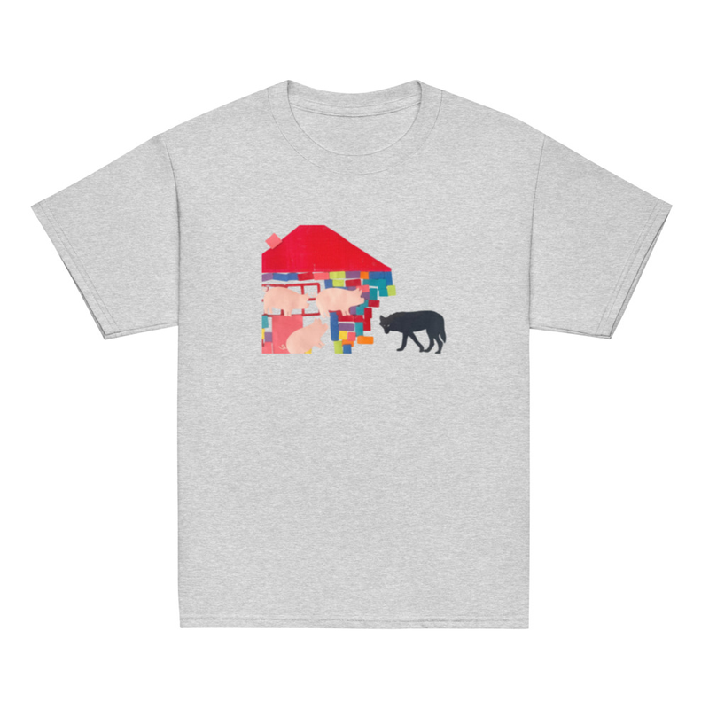 The Wolf - Youth Tee – XS, Sport Grey