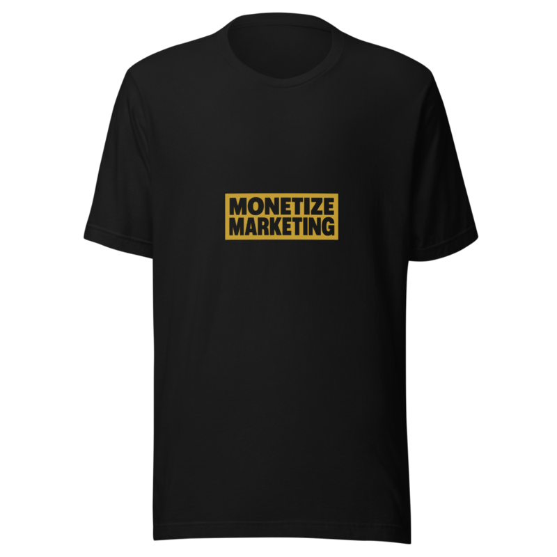 Monetize Marketing Box Logo Tee