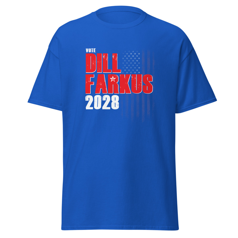 ???????? Vote Dill Farkus 2028™ T-Shirt | Custom Made By A Christmas Story Family – XL, Royal
