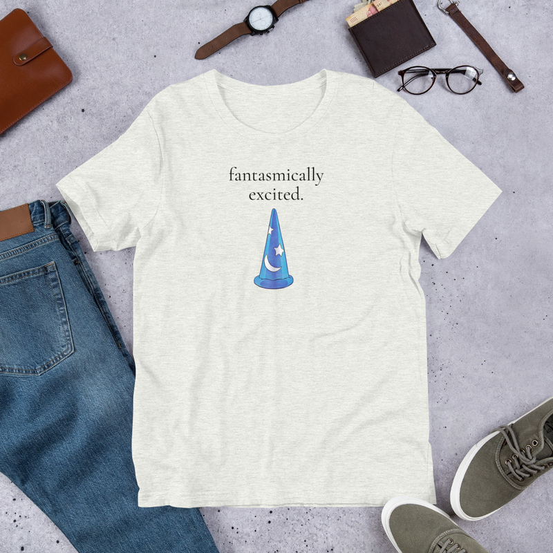 Fantasmically Excited Tee – 3XL, Ash