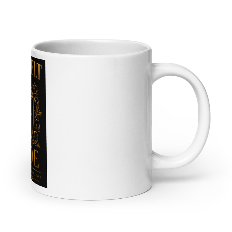 RW White glossy mug