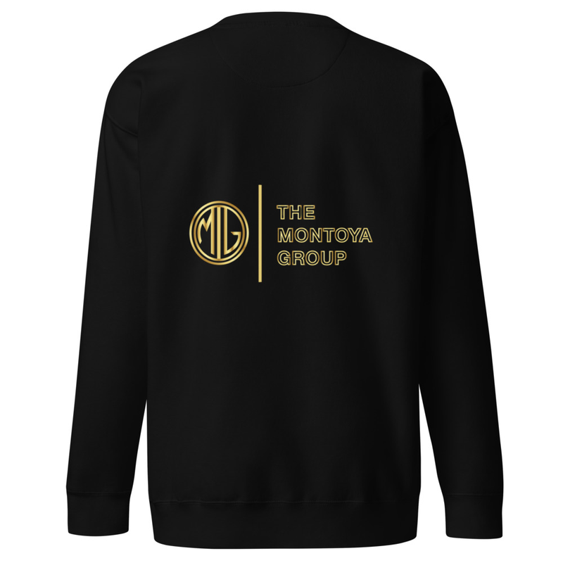 Essentials Crewneck | Black + Gold