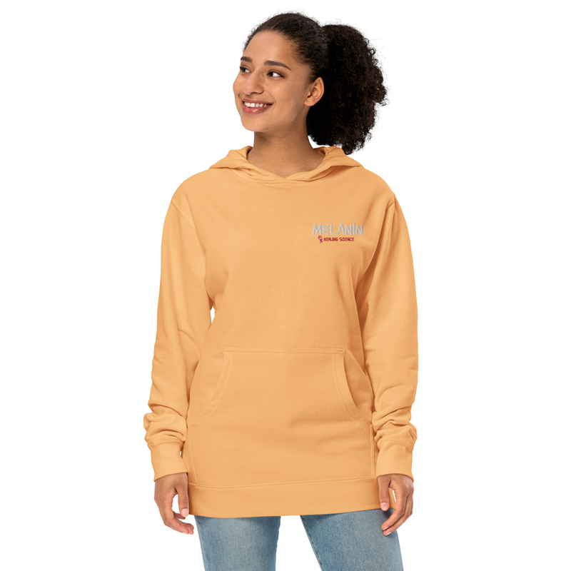 Unisex midweight hoodie – S, Peach