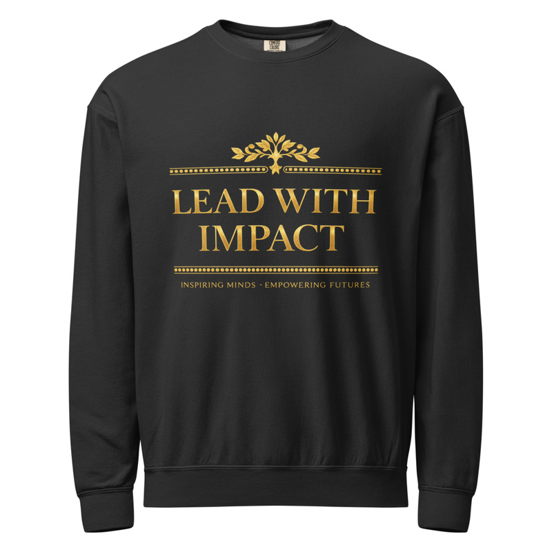 Unisex garment-dyed fleece crewneck sweatshirt