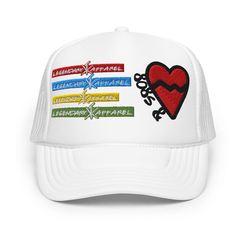 [ heartless </3 ] Trucker – One size, White