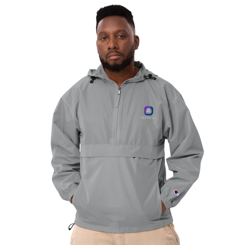 Alero AI Embroidered Champion Packable Jacket – XL, Graphite