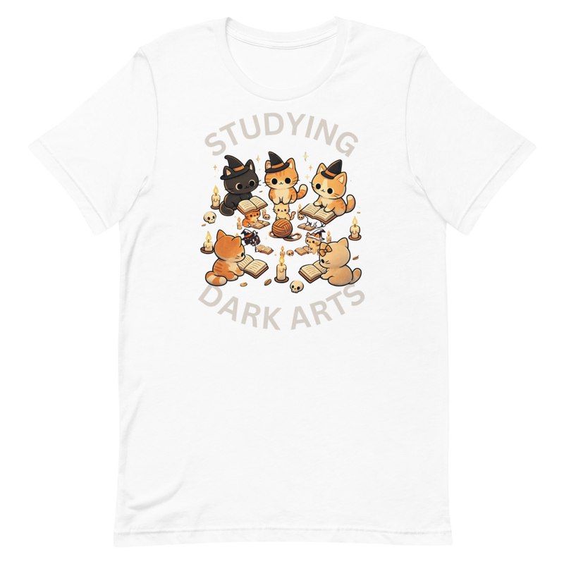 Studying Dark Arts Cat Lovers Unisex t-shirt