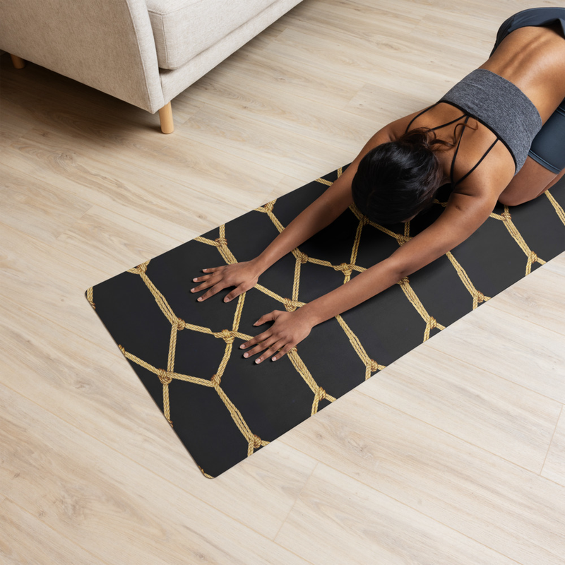 "Shibari Harmony" Diamond Rope Yoga Mat