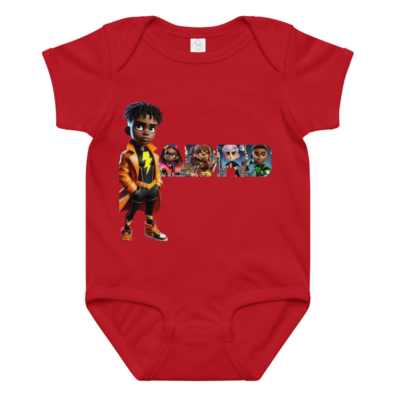 ADHD baby jersey bodysuit – Image 3