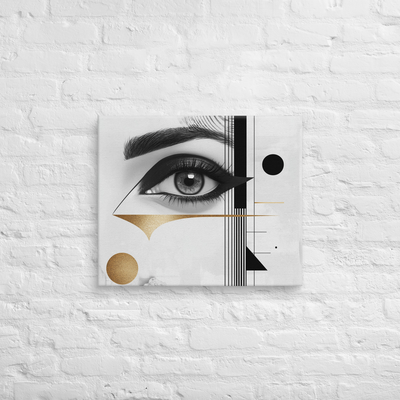 Abstract Eye | Make up Art on Canvas