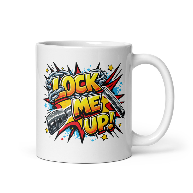 Lock Me Up Mug (white)