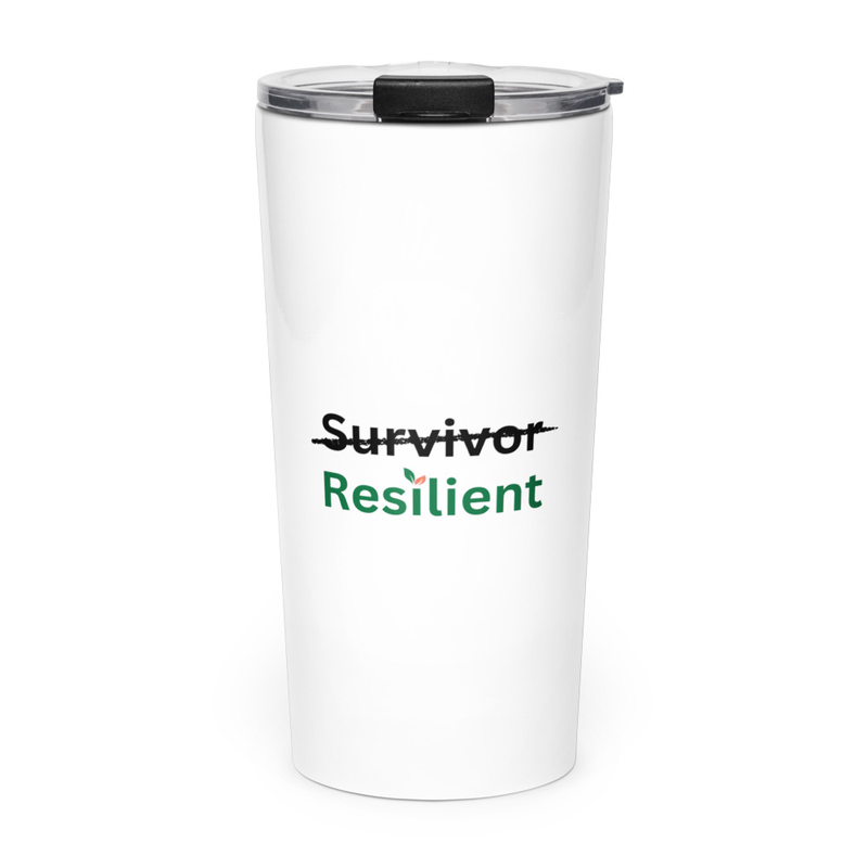 Survivor to Resilient Tapered stainless steel tumbler