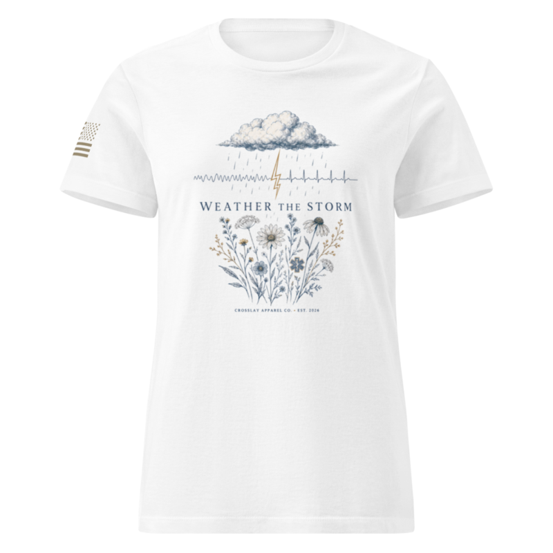 Weather the Storm [womens shirt] [core] — White