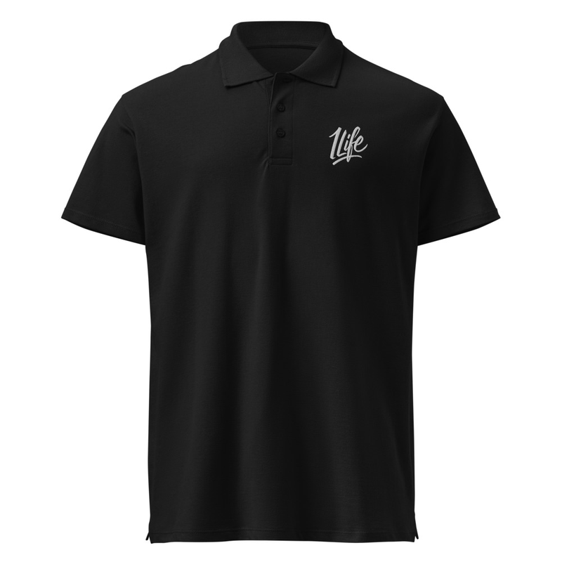 1Life // Premium pique polo shirt