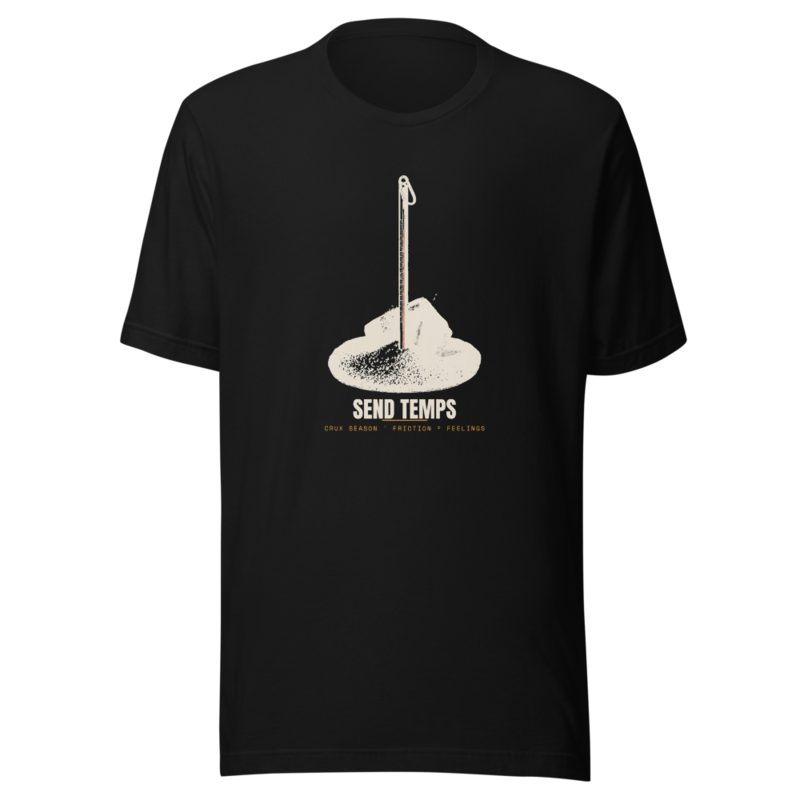 Send Temps Tee mockup