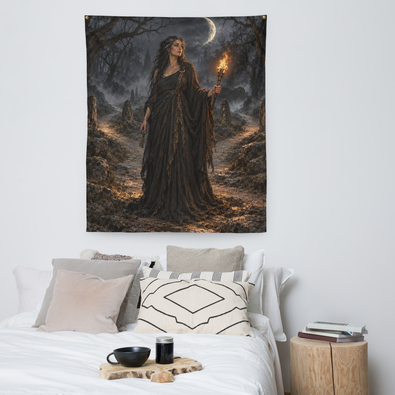 Hecate · The Fire | Eternal Feminine Wall Tapestry
