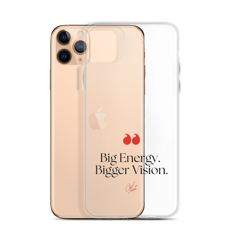 Big Energy. Bigger Vision. Clear Case for iPhone®