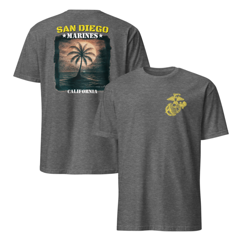 San Diego Marines California – XL, Graphite Heather