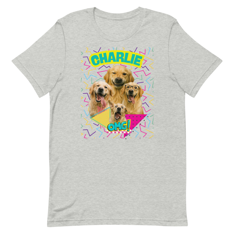 Retro Personalized Pet Party - Unisex t-shirt