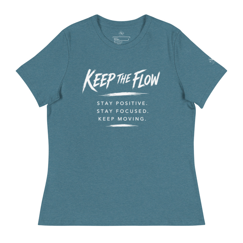 Women's Relaxed T-Shirt – S, Heather Deep Teal