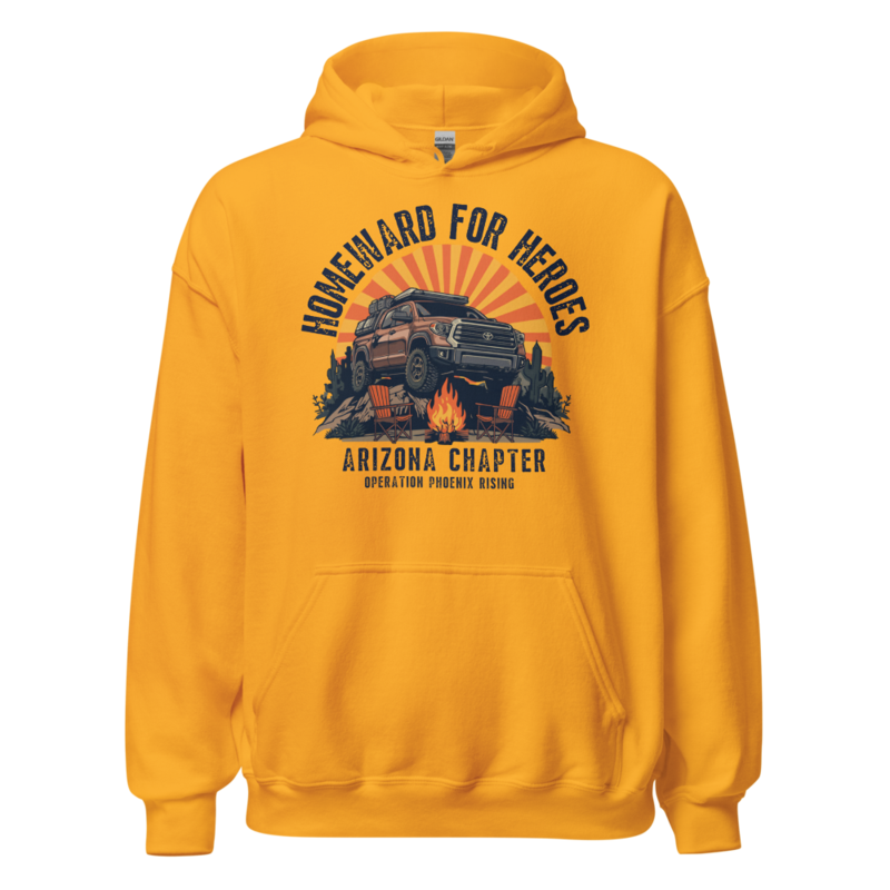 Arizona Chapter Unisex Hoodie – S, Gold