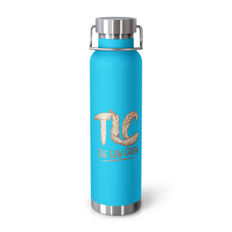 Copper Vacuum Insulated Bottle – 22oz, Pebble Blue
