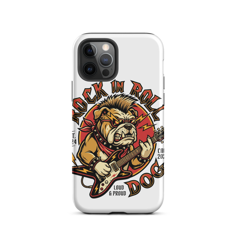 Tough Case for iPhone®: Rock N Roll Dog – iPhone 12 Pro, Matte