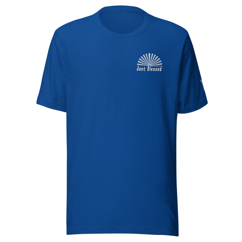 Just Blessed T-shirt – S, True Royal