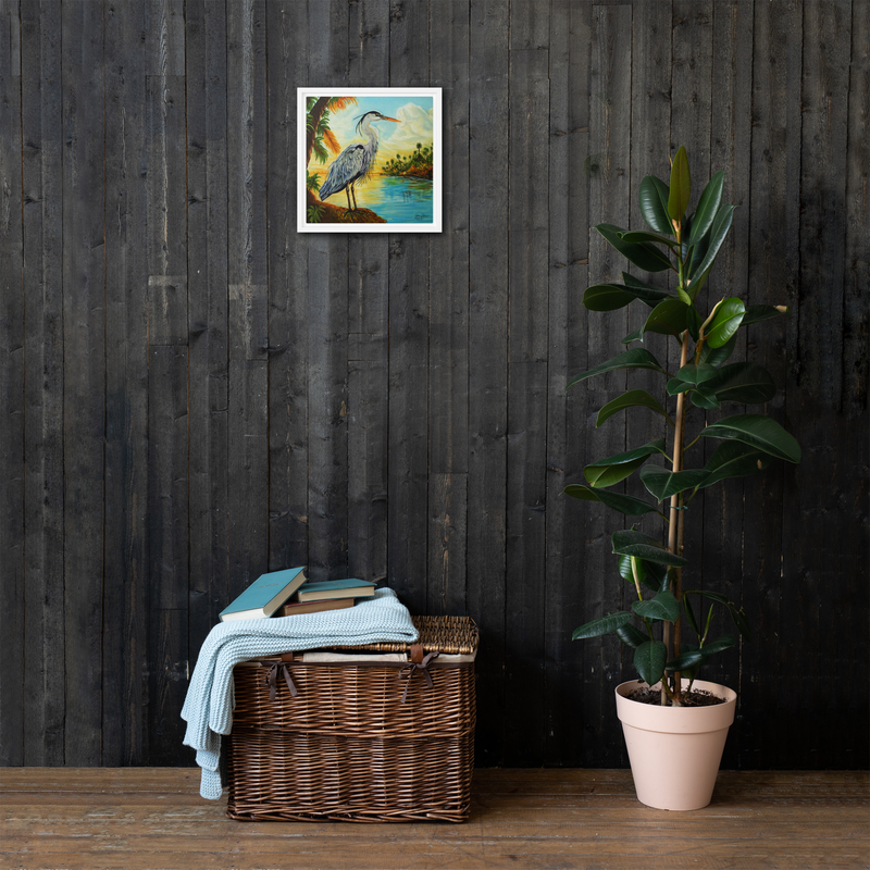 Free Bird Framed Canvas