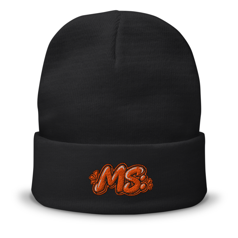 MS: Mysuperb!nesS Orange 12" Cuffed Knit Beanie