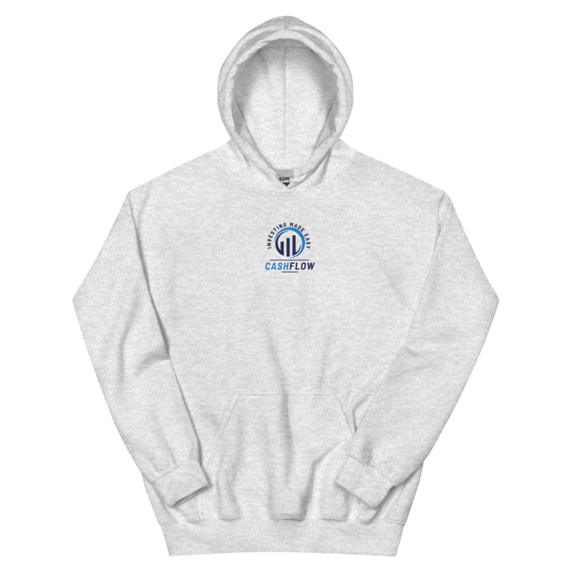 Cashflow Investing Inc Embroidered Hoodie v.2 – S, Ash