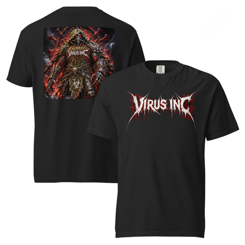 Virus Inc The Carrier Unisex garment-dyed heavyweight t-shirt