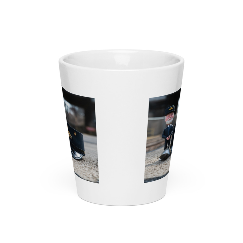 Latte mug - Pop's Train Style 1