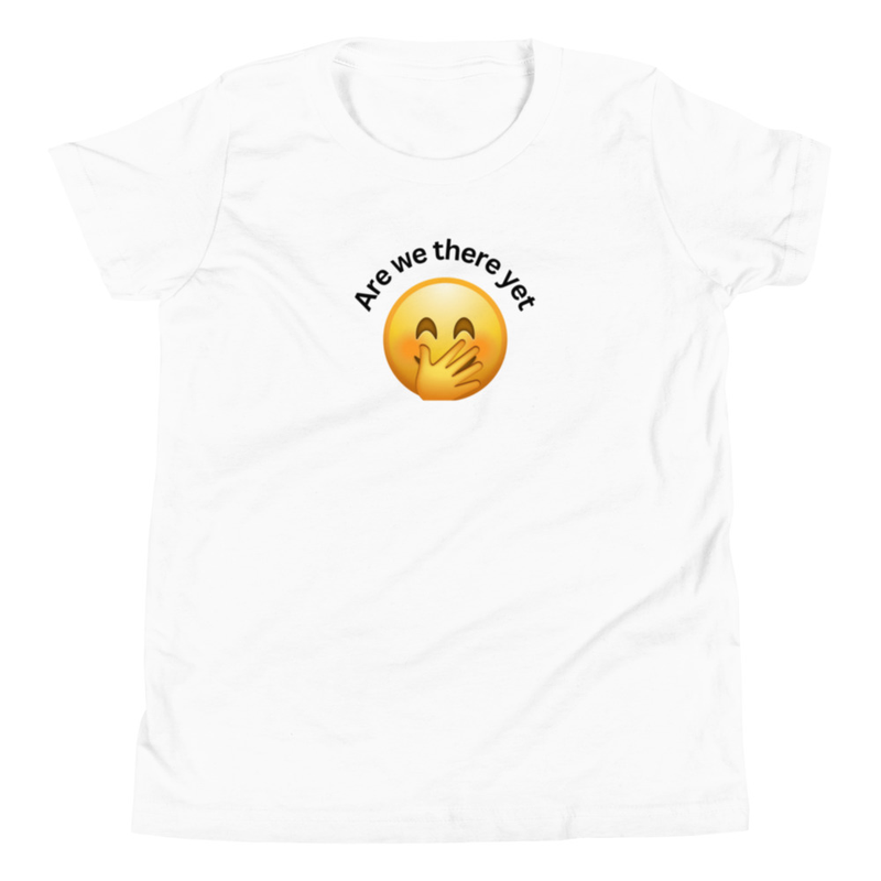 Are we there yet T-Shirt – XL, White